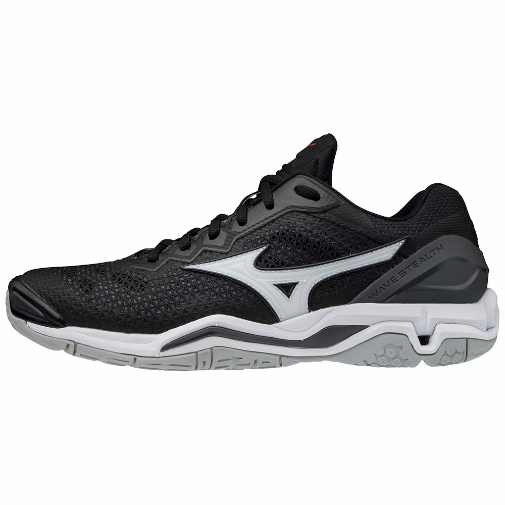 Mizuno Wave Stealth V Férfi Kézilabda Cipő Fekete/Fehér HJV485361